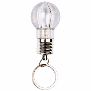 Light Bulb Key Chain w/ Flashlight