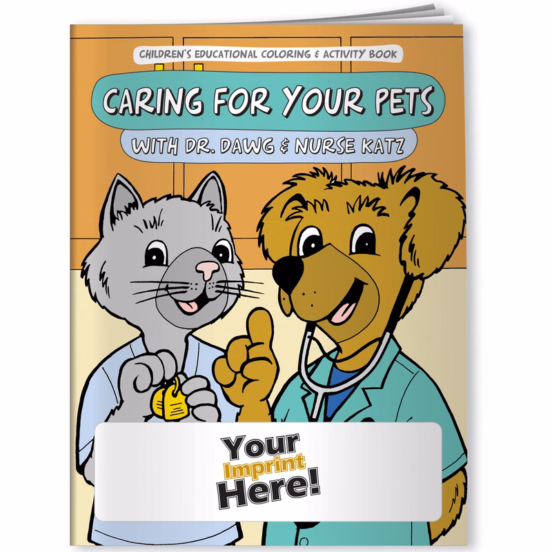 Coloring Book - Caring for Your Pets with Dr. Dawg and Nurse Katz