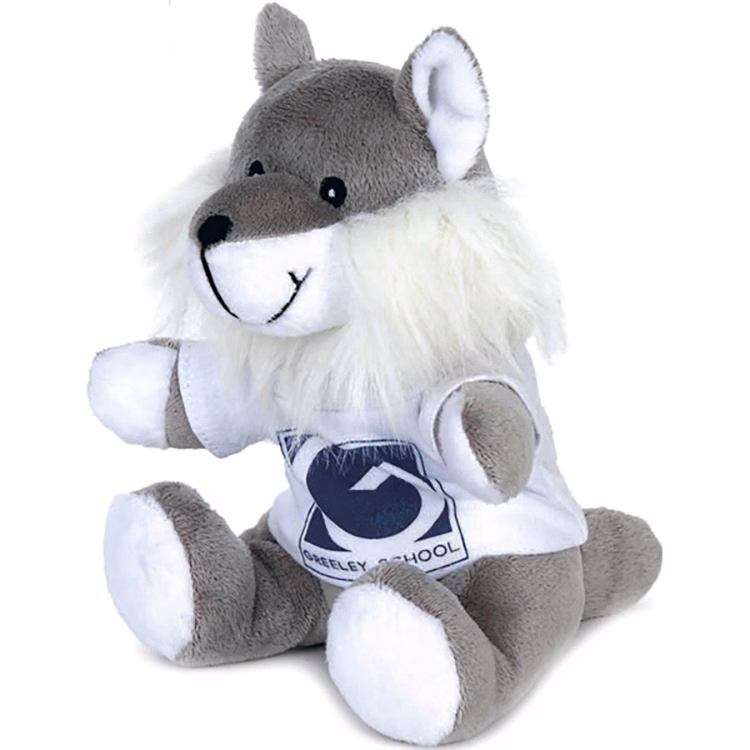 7" Extra Soft Style Animal -Wolf