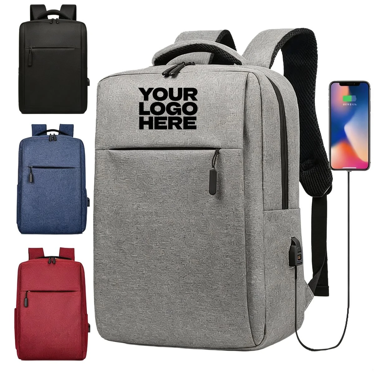 Laptop Backpack With USB Charging Port 1