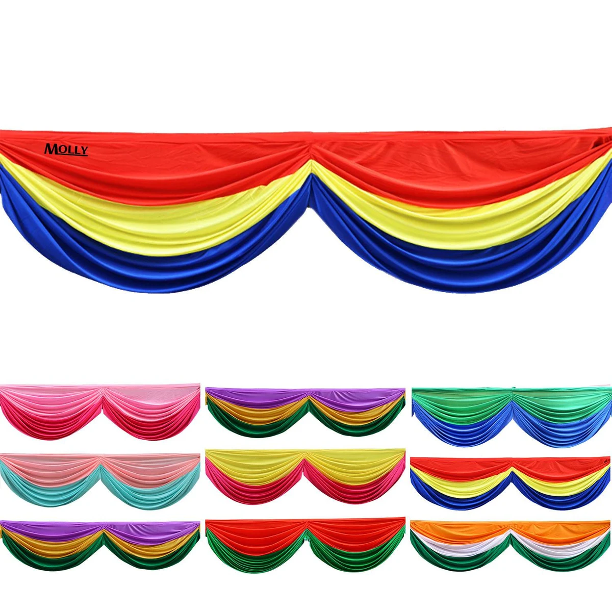 Rainbow Fabric Bunting 1