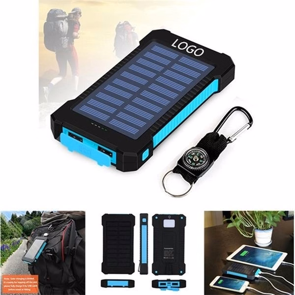 10000mAh Solar Charger with Compass