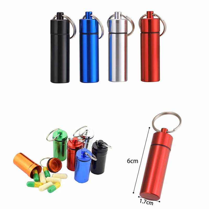 Mini Keychain Pill Holder