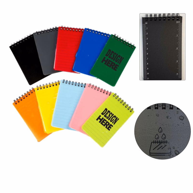 Colorful Customizable Waterproof Paper Coil Notebook