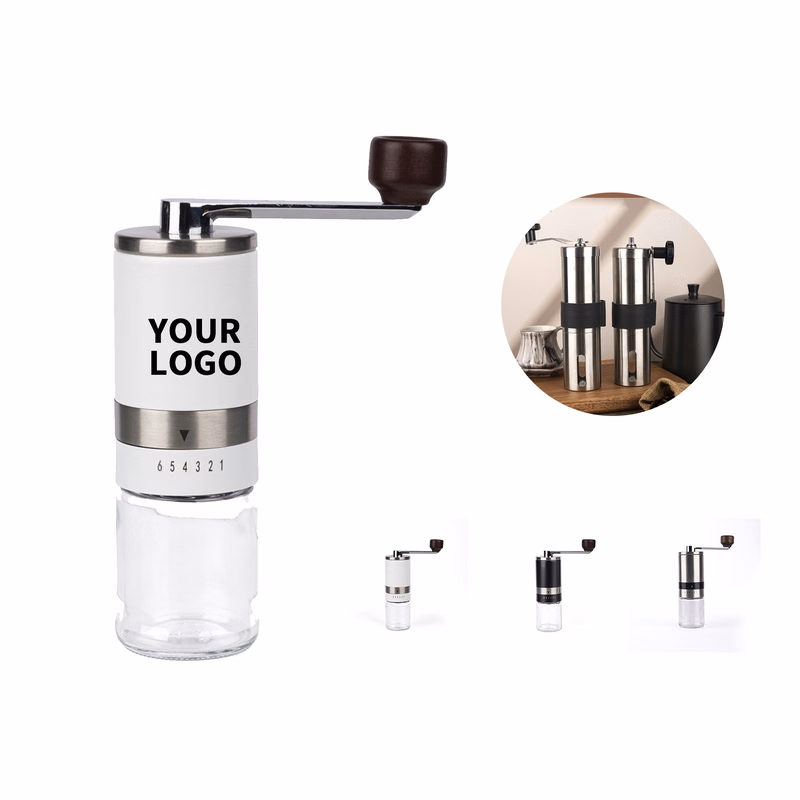 Manual Coffee Burr Grinder With Adjustable Setting