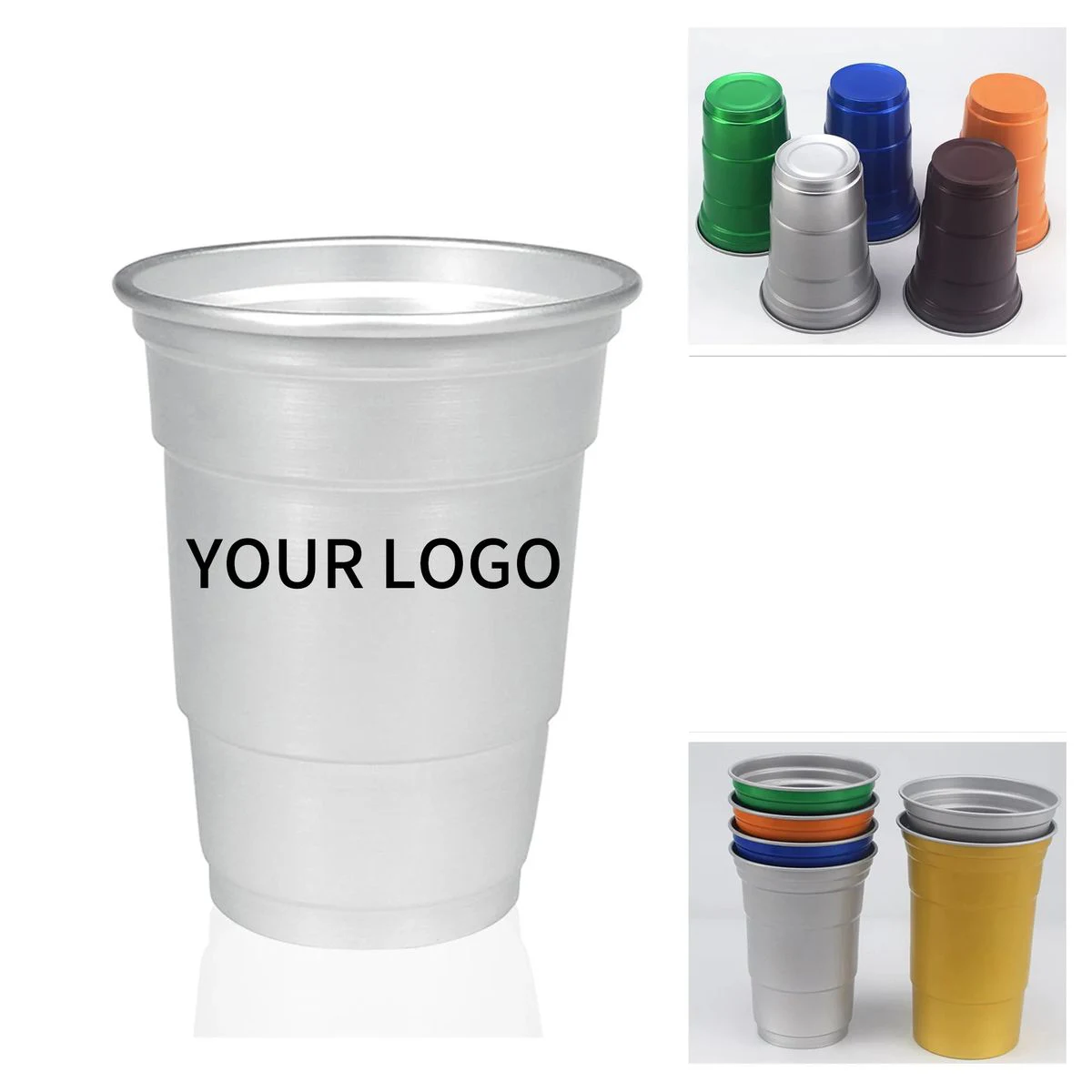 16oz Aluminum Party Cup for Cold Beverages 1