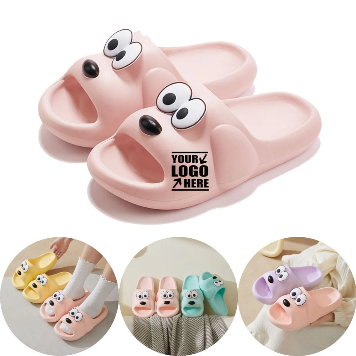 EVA Cartoon Dog Slippers for Youth 1