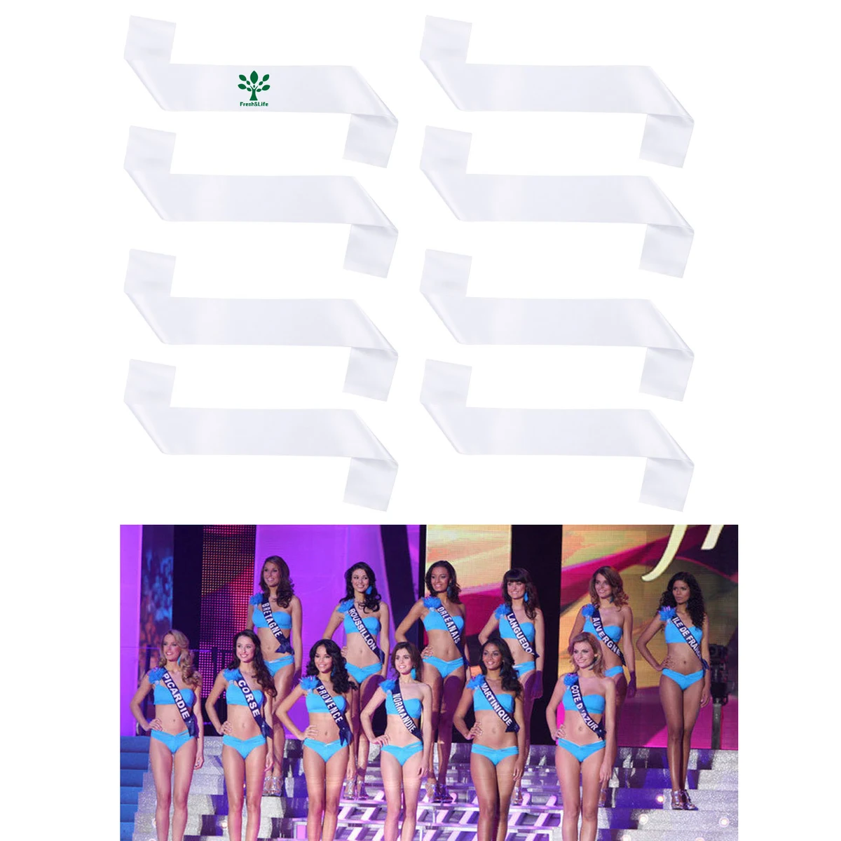 Customizable Sashes for Homecoming, Pageants, Parties, Parades 1
