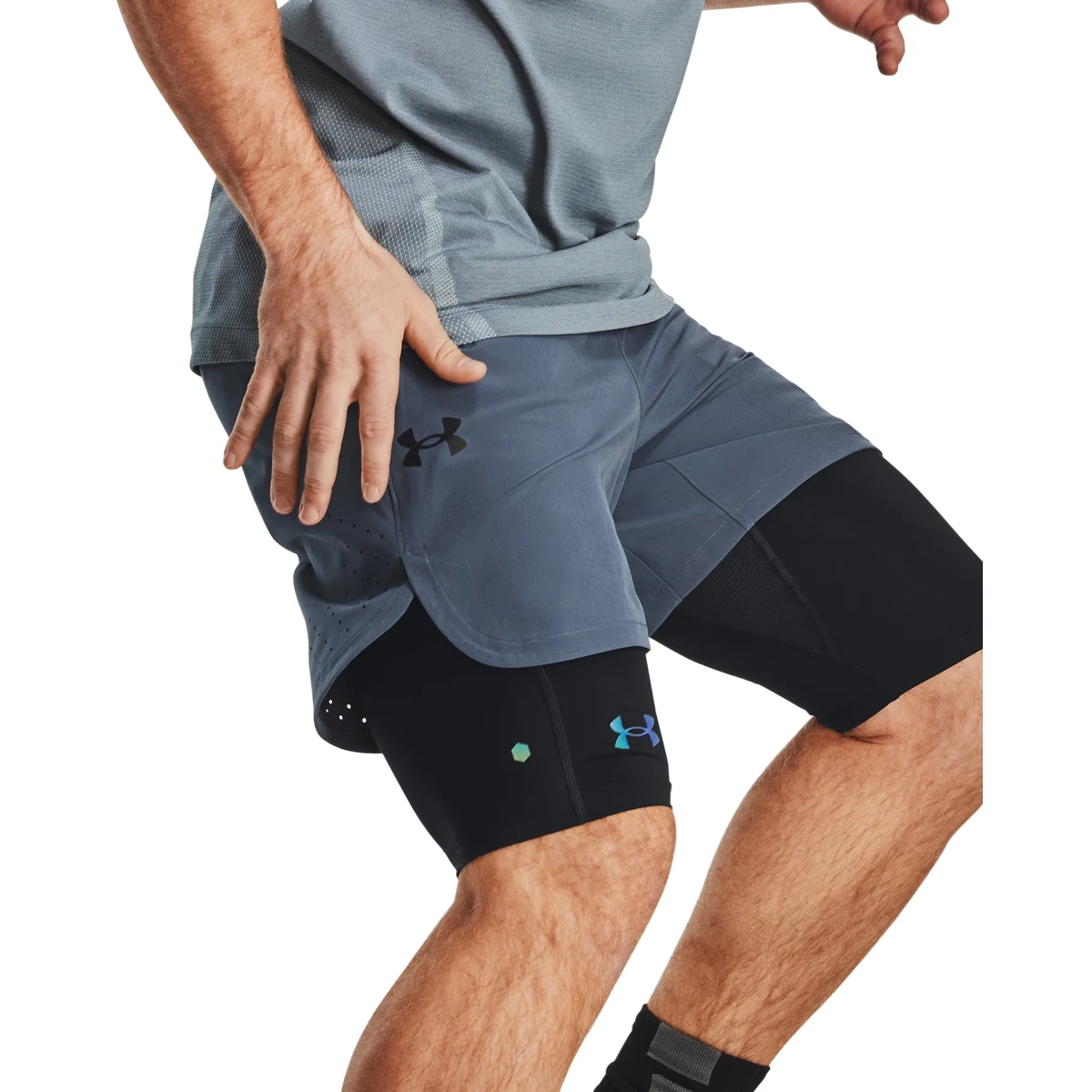 UA RUSH SmartForm Men's Long Shorts 1