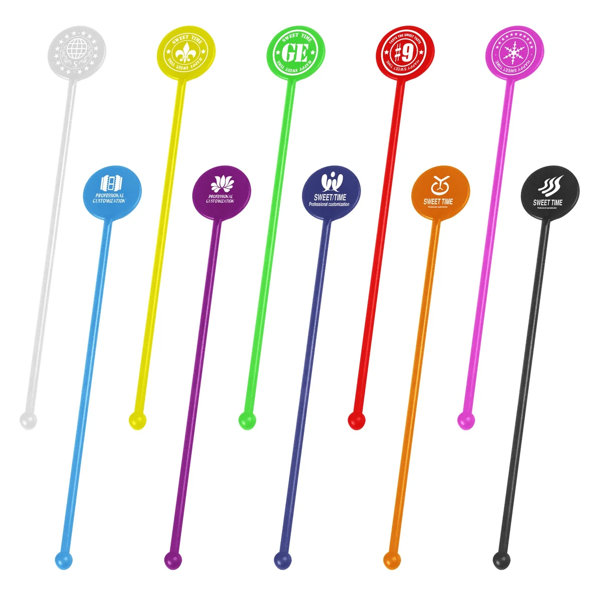 Stir Sticks With Round Top 1