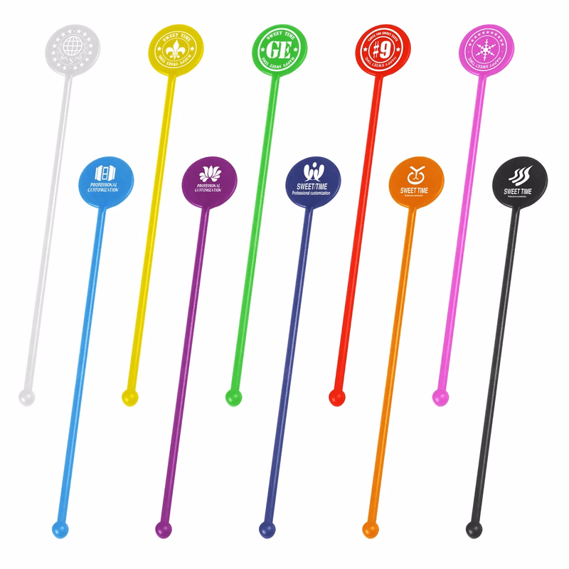 Stir Sticks With Round Top