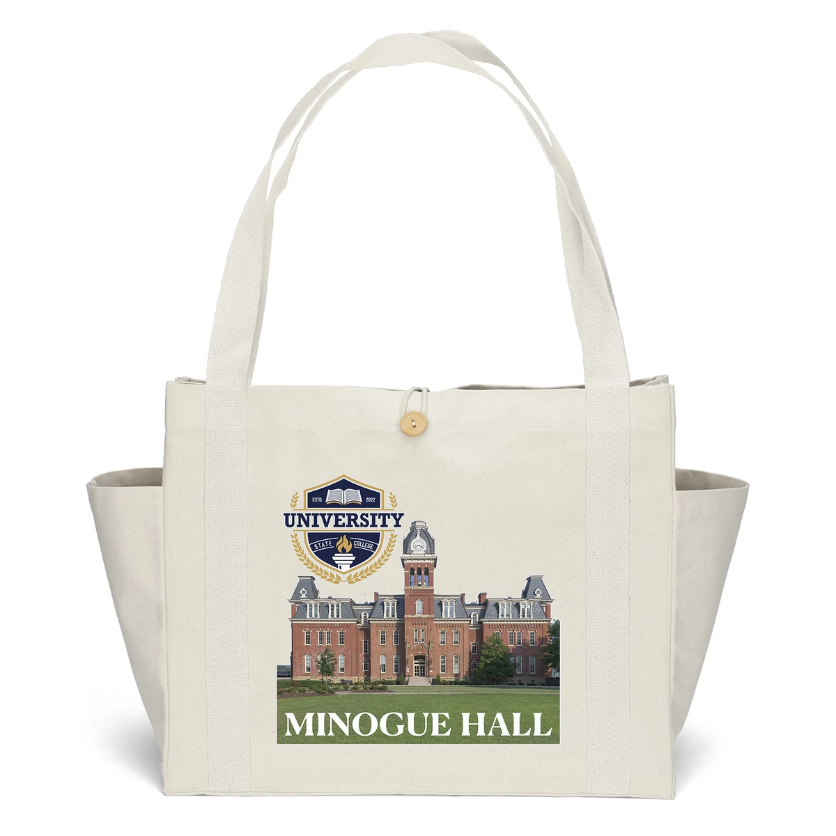 Sandford™- Deluxe Canvas Tote - ColorVista 1