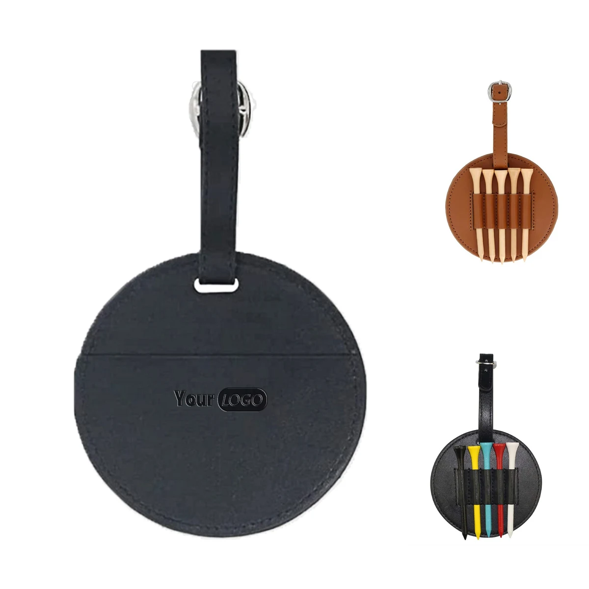 Leather Golf Nail Storage Case 1