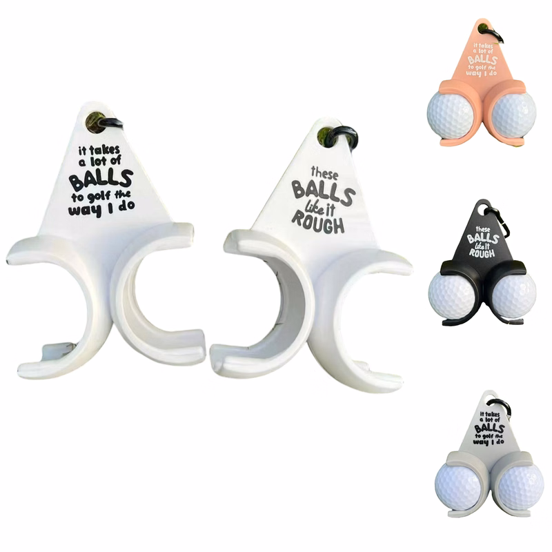 Funny Golf Tee Holder with Clip