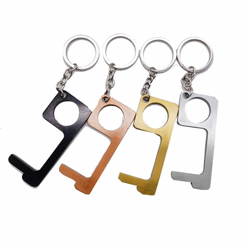 Portable Door Opener Keyring Non Touch Elevator Button Tool