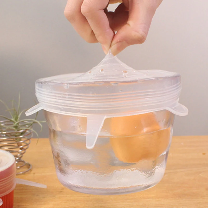 Healthy and natural antibacterial Silicone Lids Food and Bowl Covers 1