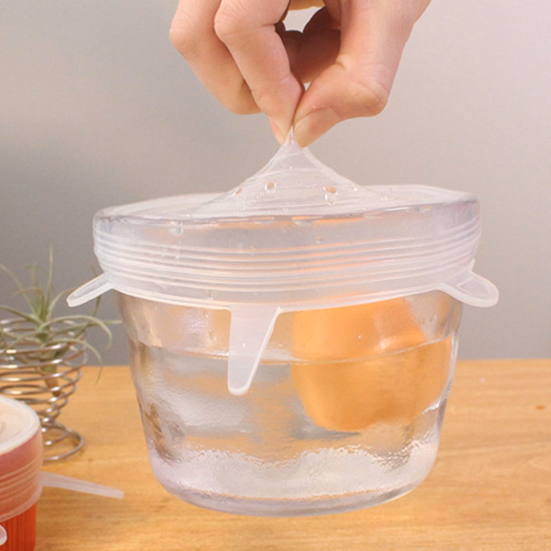 Healthy and natural antibacterial Silicone Lids Food and Bowl Covers