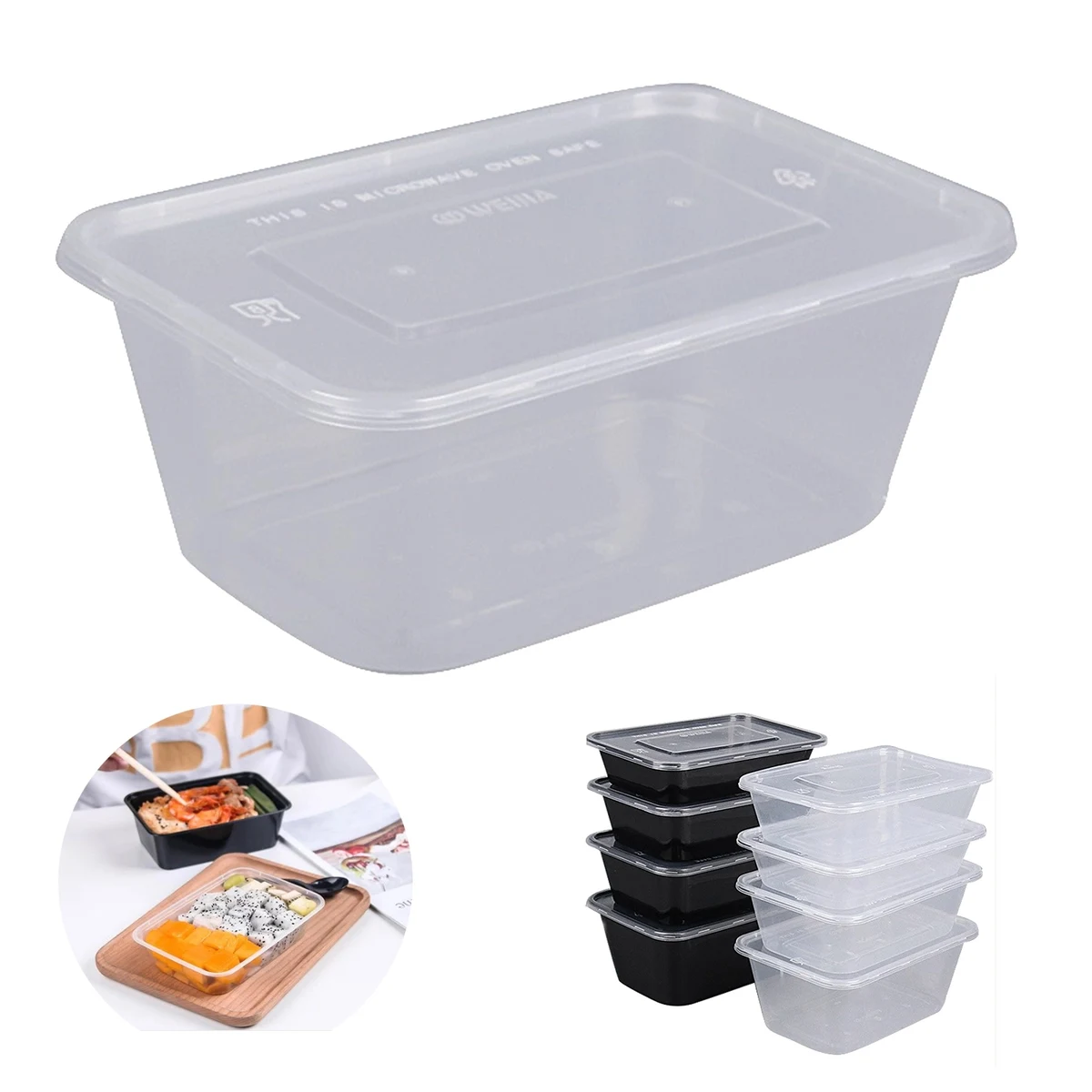 Disposable Plastic Food Container 1