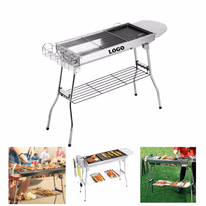 4-Piece Triangular Barbecue Grill Set