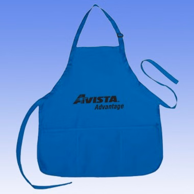 POLY-COTTON APRON WITH 3 POCKETS