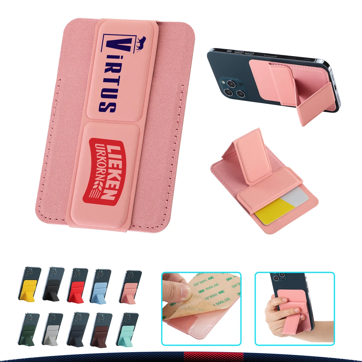 Invisible Holder Cell Phone Card Sleeve 1