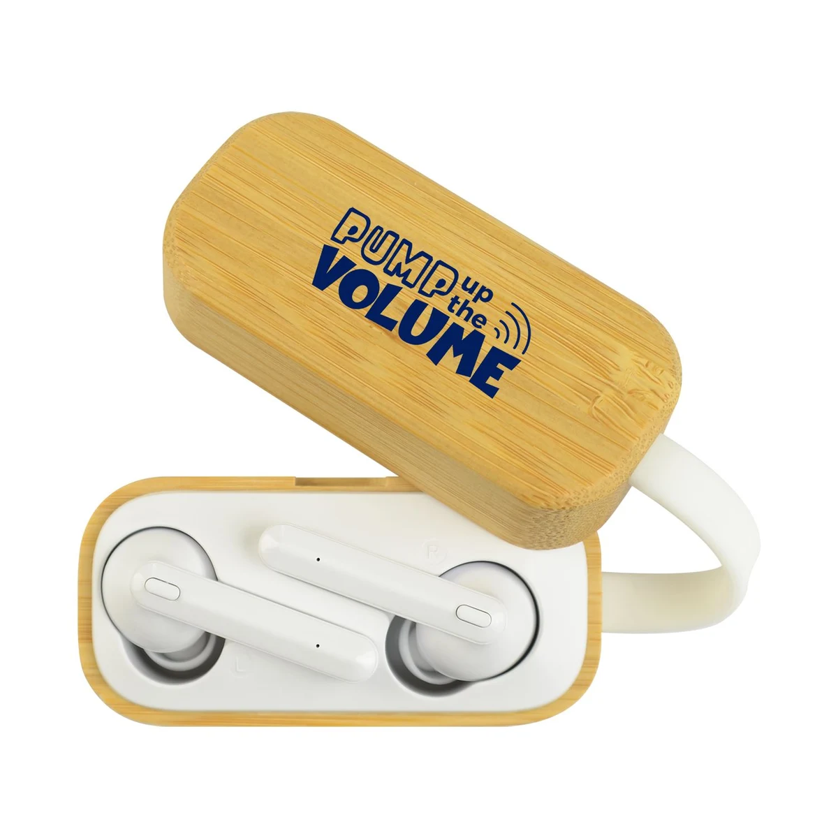 Good Value™ Truly Wireless Earbuds with Bamboo Charging Case 1