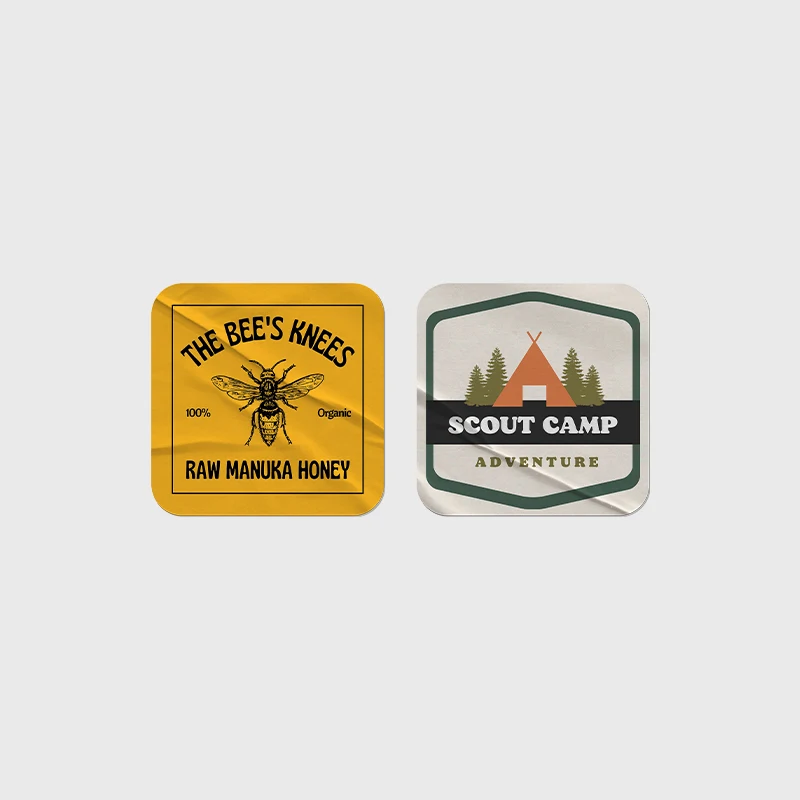Rounded Corner Stickers 3x3 1