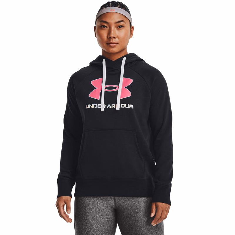 UA Rival Fleece Big Logo Foil Outline Women's Hoodie