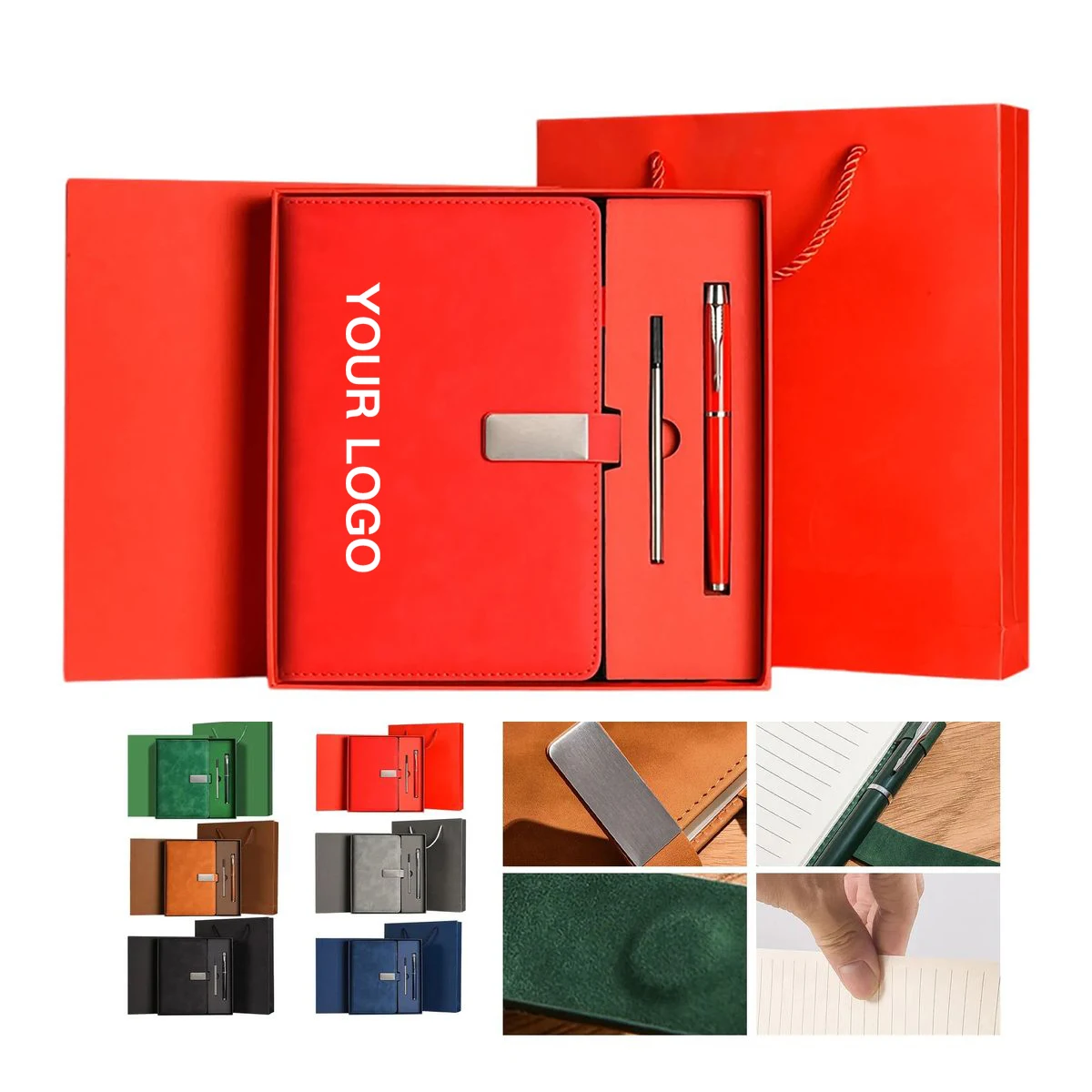 Full-Color Office Gift Set with Notebook and Pen 1
