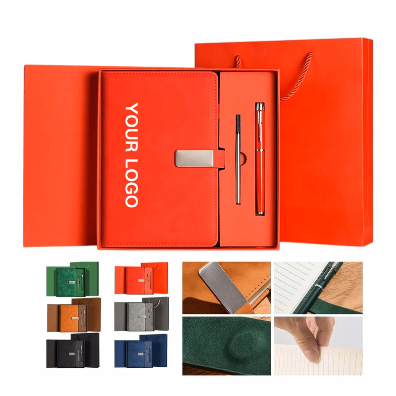 Full-Color Office Gift Set with Notebook and Pen