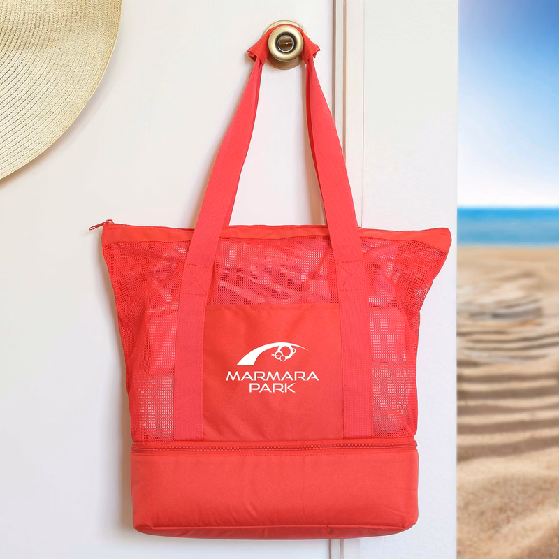 RPET Mesh Beach Cooler Tote