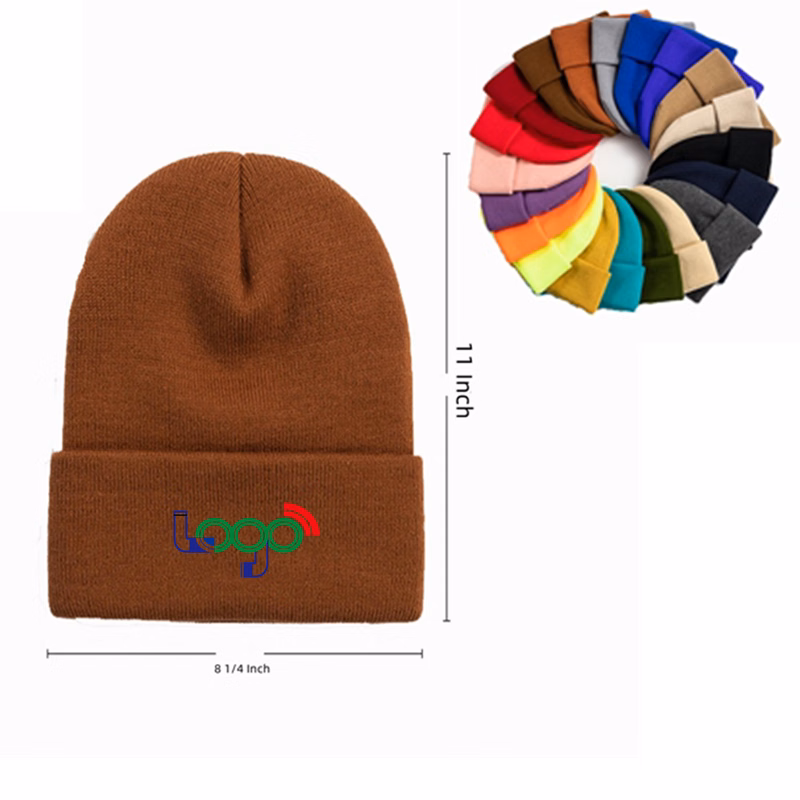 Warm Pom Knitted Acrylic Hat