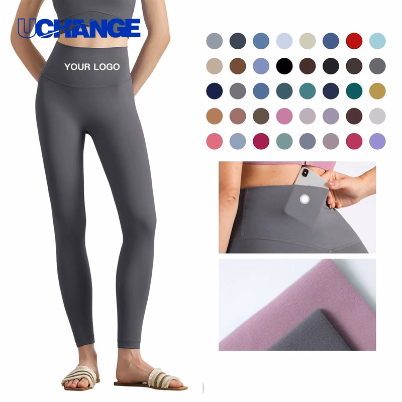 Athletic Leggings with Four Way Stretch for Workouts