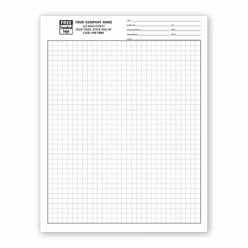 Graph Papers, Standard 1/4", Sheets