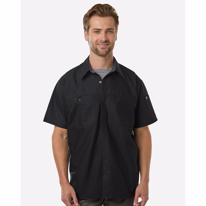 Men's Tall Performance Plus Short Sleeve Shirt with Oilblok Technology - SY42T