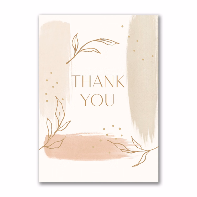 Neutral Thank You Card