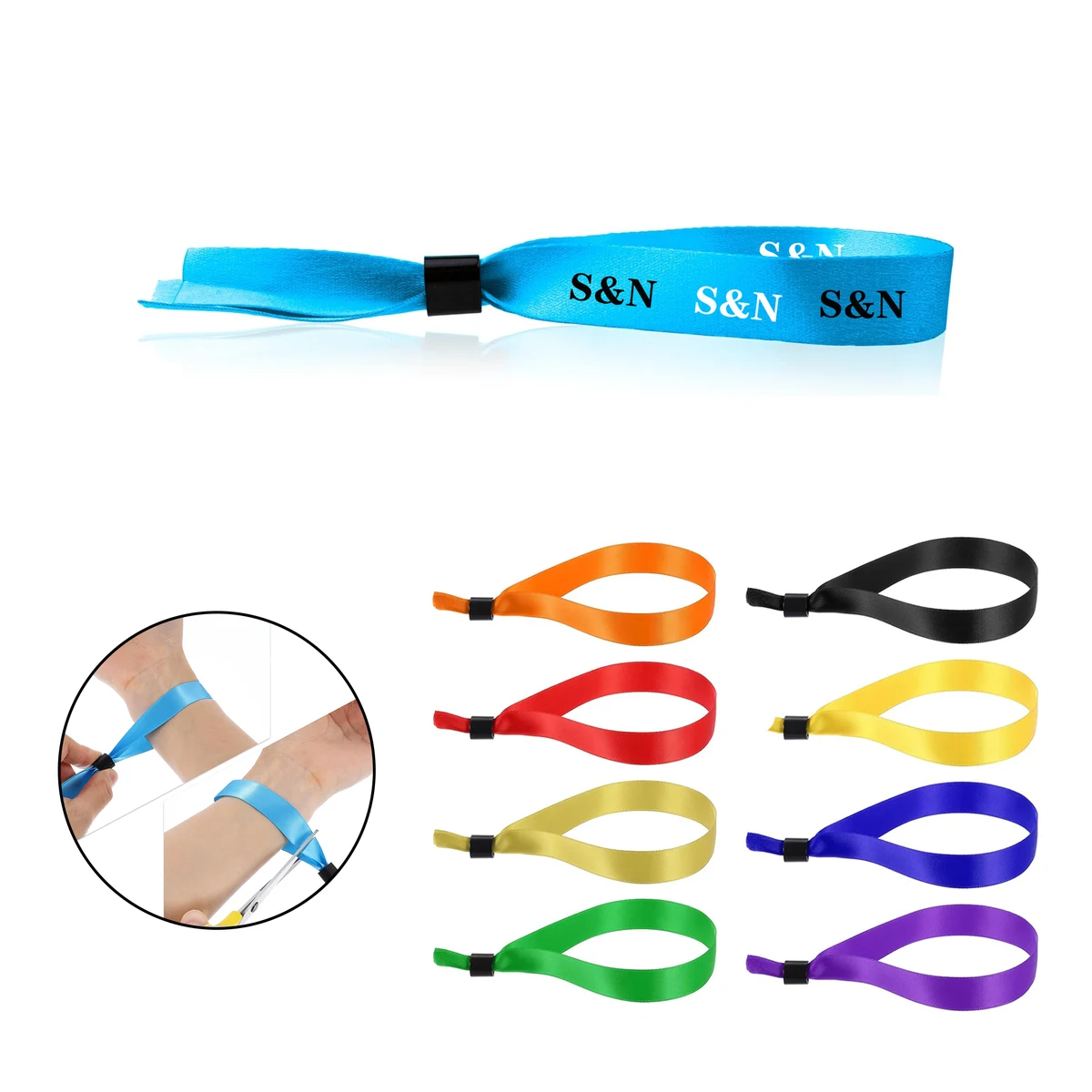 Disposable Polyester Buckle Wrist Strap 1