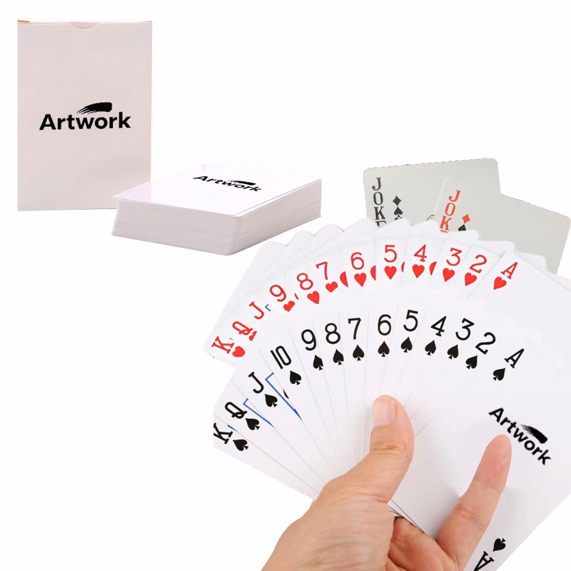 320GSM Full Color Double Sided Customized Playing Cards