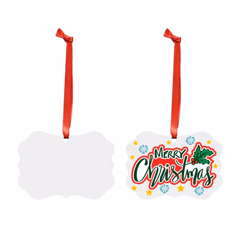 Frame Aluminum Double-Sided Christmas Ornament