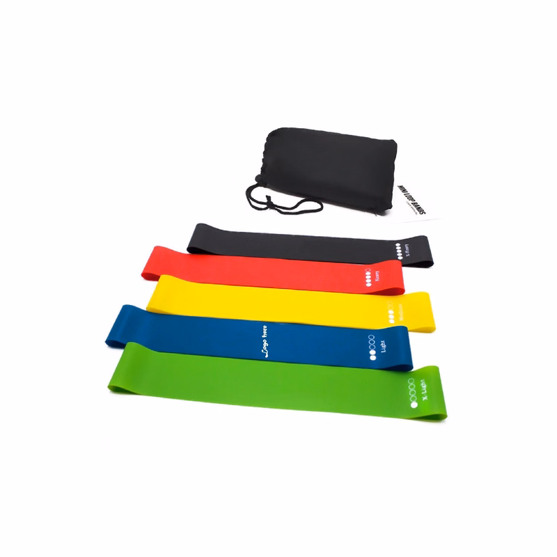 YOGA Resistance Bands Set of 5 MOQ 50PCS