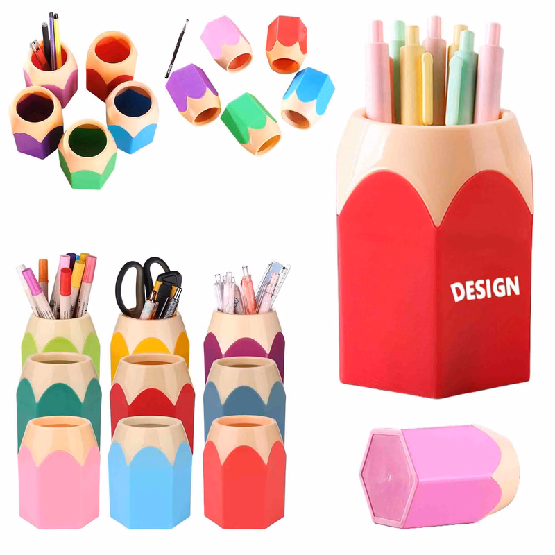 Plestic Pen Holders Pencil Storage Organizer