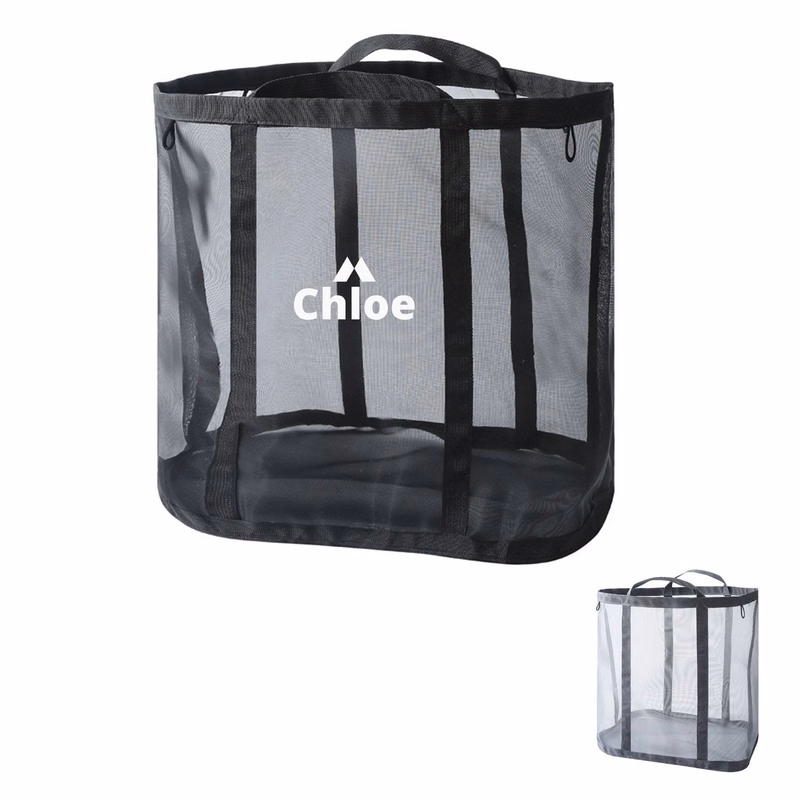 Large capacity portable laundry basket