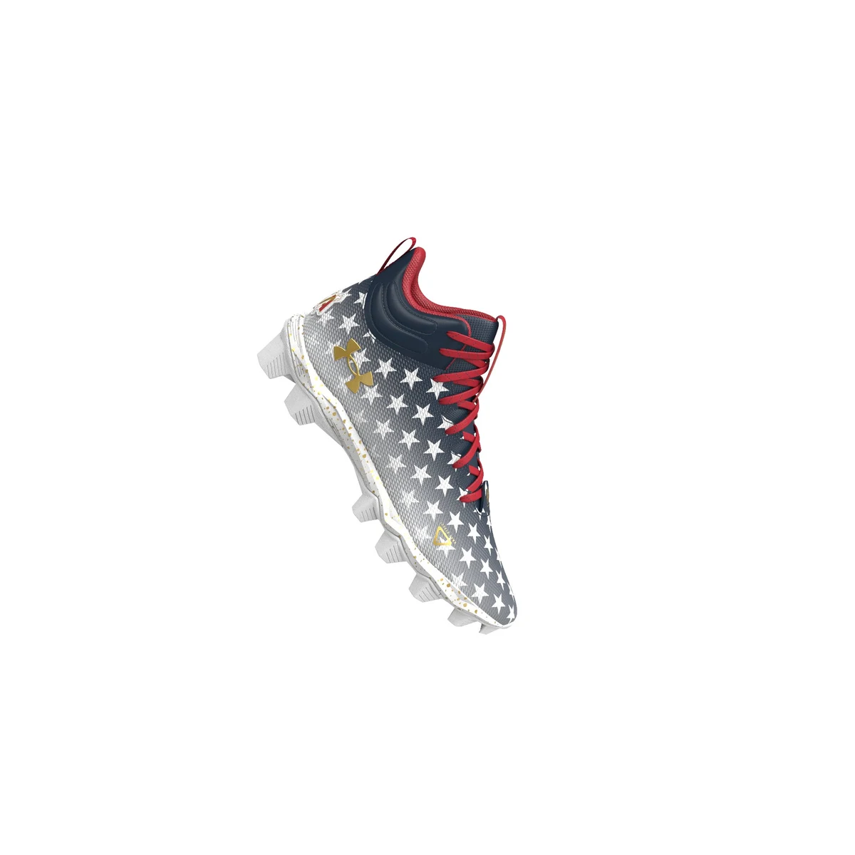 Boys' UA Spotlight Franchise USA Jr. Football Cleats 1