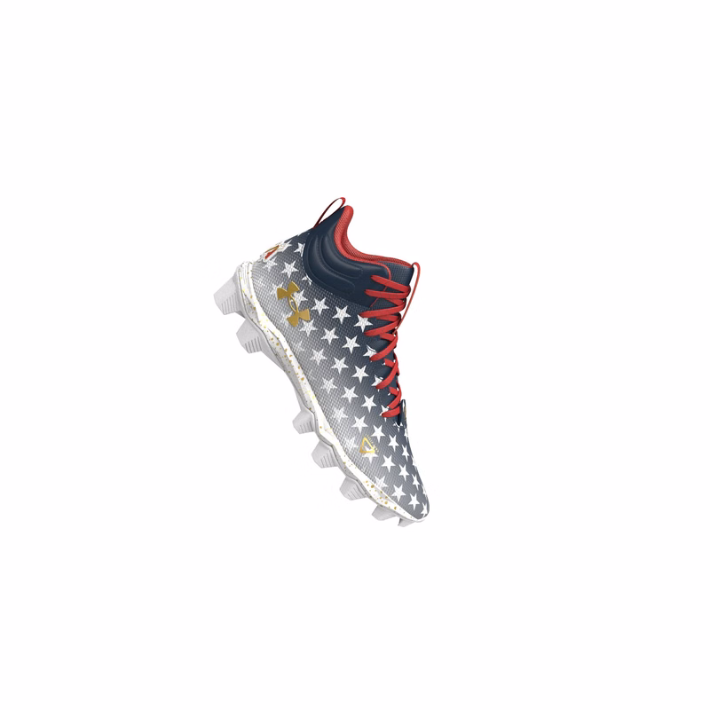 Boys' UA Spotlight Franchise USA Jr. Football Cleats 