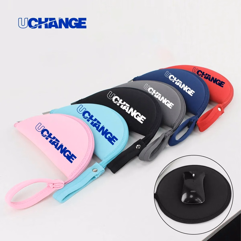 Soft Neoprene Mouse Pouch With Zipper