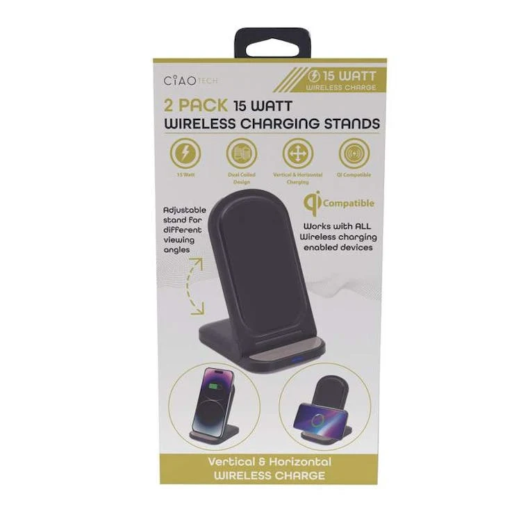 Qi Wireless Chargers - 2 Pack 1