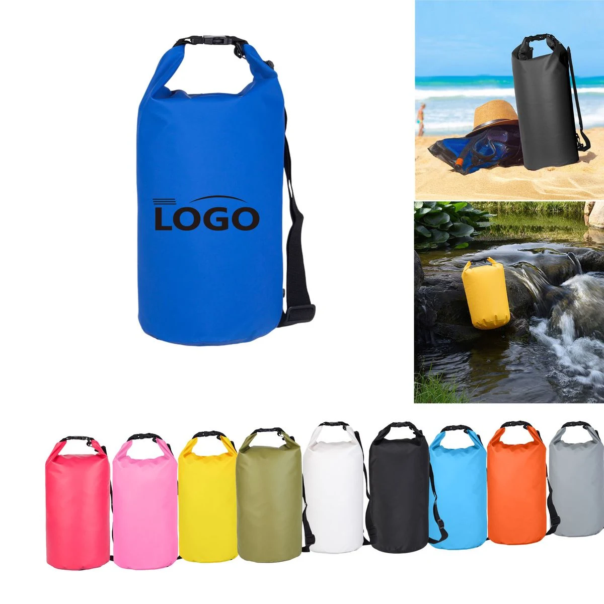 Portable Outdoor Beach Waterproof Bucket Bag 1