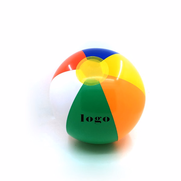 9" Children Rainbow Color Inflatable Mini Beach Ball