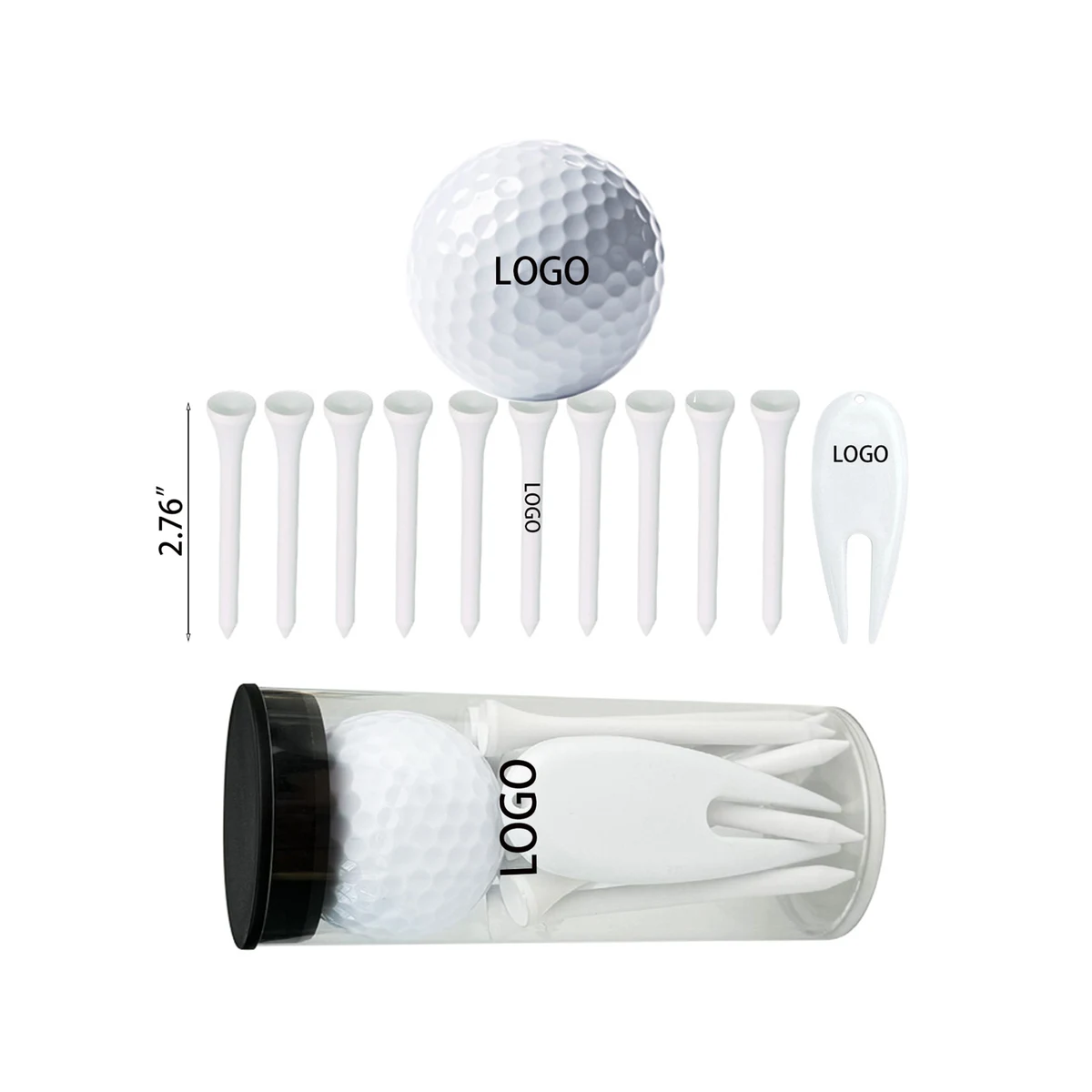 EliteGolf Premium Ball and Tee Set 1