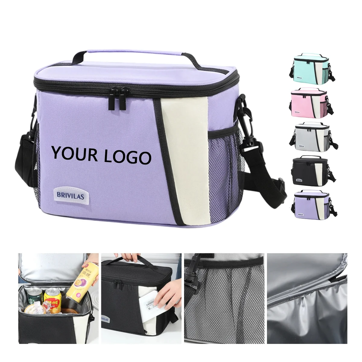 Lightweight Crossbody Cooler Bag with Easy Clean Surface 1
